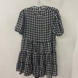 WOMEN'S DRESS black white 6
