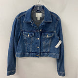 H&M WOMEN'S DENIM JACKET blue S