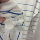 CLEO WOMEN'S T-SHIRT white blue stripe XL