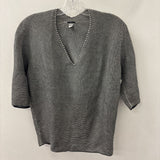 UNIQLO WOMEN'S SWEATER black white geo S