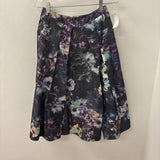 PINK TARTAN WOMEN'S SKIRT grey pink floral 4