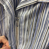 JEOFFER CAOC WOMEN'S DRESS blue white black stripe S