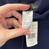 SFW Suitable for Work WOMEN'S TOP navy S/M