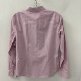 BROOKS BROTHERS WOMEN'S BLOUSE/SHIRT white pink blue check 8