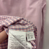 BROOKS BROTHERS WOMEN'S BLOUSE/SHIRT white pink blue check 8