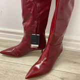 ZARA WOMEN'S FOOTWEAR red 41