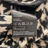 H&M WOMEN'S BLAZER/JACKET blurred houndstooth S