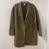 OLD NAVY WOMEN'S COAT camel black leopard print L