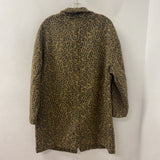 OLD NAVY WOMEN'S COAT camel black leopard print L