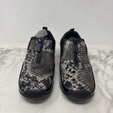 COUGAR WOMEN'S BOOTS WINTER black cream snake 8