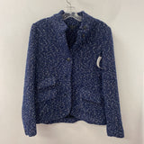 RAG & BONE WOMEN'S BLAZER/JACKET navy with white flecks 6