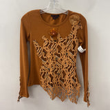 simon chang WOMEN'S TOP orange multi S