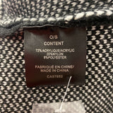 CHERIE BLISS WOMEN'S CARDIGAN black white check L/XL
