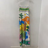 EVER NEW melbourne WOMEN'S DRESS blue white orange yellow 6
