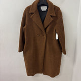 HARRIS WHARF WOMEN'S COAT brown S/38