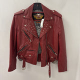 HARLEY DAVIDSON WOMEN'S COAT dark red S