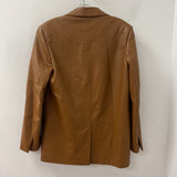 ZARA WOMEN'S BLAZER/JACKET tan M