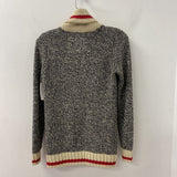 ROOTS WOMEN'S CARDIGAN beige grey red XS