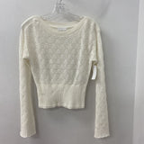 WOMEN'S SWEATER white M