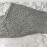 LA CANADIENNE WOMEN'S SCARF/SHAWL grey silver