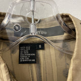 ISHYU WOMEN'S BLOUSE/SHIRT beige brown 8
