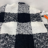 JOE FRESH WOMEN'S SCARF/SHAWL white black check