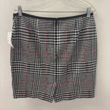 TALBOTS WOMEN'S SKIRT black white red 14P
