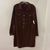 TALBOTS WOMEN'S DRESS brown 16