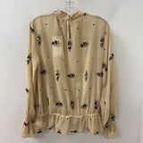 ZARA WOMEN'S BLOUSE/SHIRT beige M