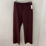 ZARA WOMEN'S PANTS burgundy M