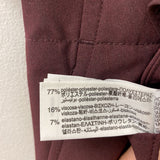 ZARA WOMEN'S PANTS burgundy M