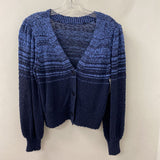 J CREW WOMEN'S CARDIGAN blue navy S