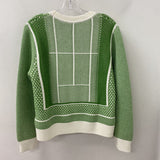 LACOSTE WOMEN'S SWEATER white green S/40