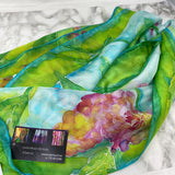 WOMEN'S SCARF/SHAWL watercolour-like floralprint
