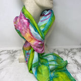 WOMEN'S SCARF/SHAWL watercolour-like floralprint