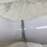 WOMEN'S BRACELET silver clear