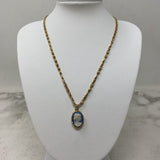 AVON WOMEN'S JEWELRY SET blue gold