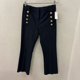 DEREK LAM 10 CROSBY WOMEN'S PANTS navy gold 6