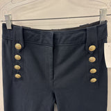 DEREK LAM 10 CROSBY WOMEN'S PANTS navy gold 6