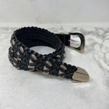WOMEN'S BELT black silver 34