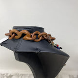 WOMEN'S NECKLACE brown blue multi