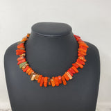 WOMEN'S NECKLACE orange red