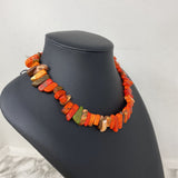 WOMEN'S NECKLACE orange red