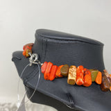 WOMEN'S NECKLACE orange red