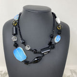 WOMEN'S NECKLACE black white