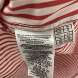 BROOKS BROTHERS WOMEN'S BLOUSE/SHIRT red white stripe 16