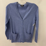 Lord & Taylor WOMEN'S CARDIGAN blue heather XS