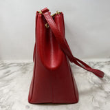 LAUREN ralph lauren WOMEN'S BAG red saffiano