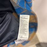 TOPSHOP WOMEN'S COAT an blue plaid 6