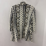 FRANK LYMAN WOMEN'S CARDIGAN white black gold 4